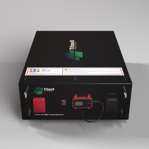 TitanX 48V 105Ah Smart Bluetooth + Smart Screen LiFePo4 Akü