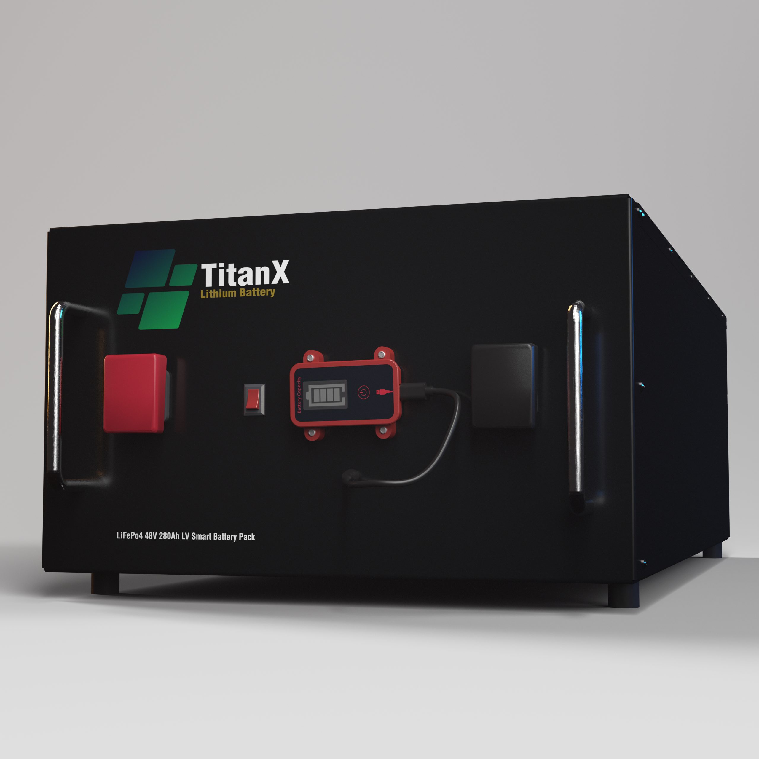 TitanX 48V 280Ah Smart Bluetooth + Smart Screen LiFePo4 Akü
